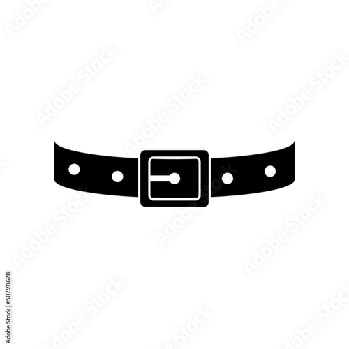 belt icon logo vector design