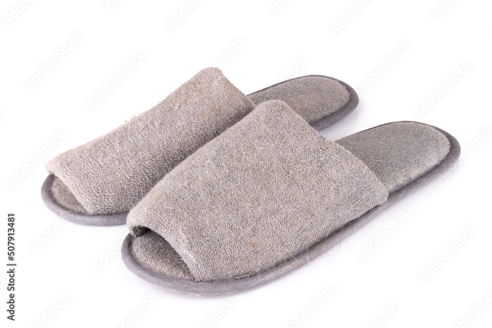 shoe home gray isolated on white background shoe home gray isolated on white background