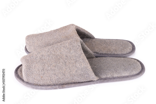 shoe home gray isolated on white background