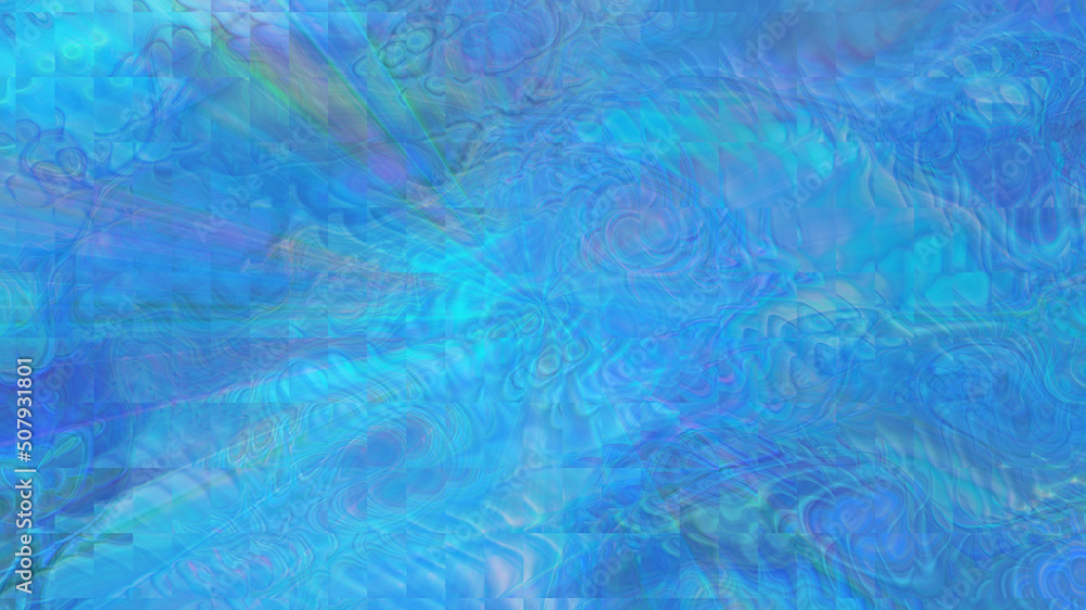 Abstract textural iridescent blue holographic background. Abstract textural iridescent blue holographic background.