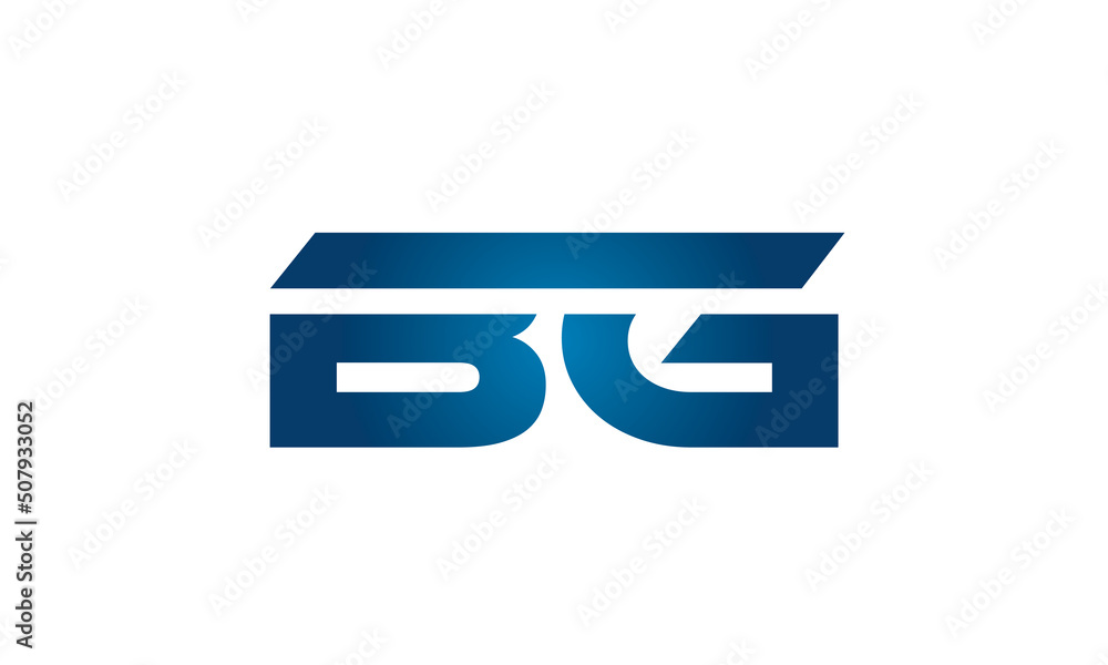 BG linked letters logo icon BG linked letters logo icon