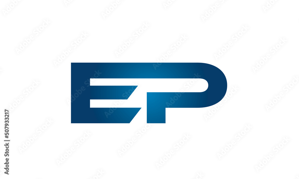 EP linked letters logo icon EP linked letters logo icon