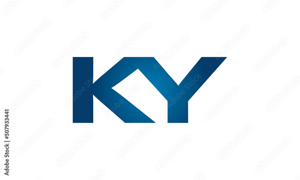 KY linked letters logo icon KY linked letters logo icon