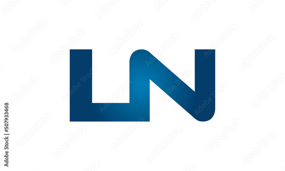LN linked letters logo icon LN linked letters logo icon