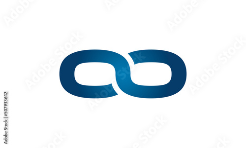 OO linked letters logo icon