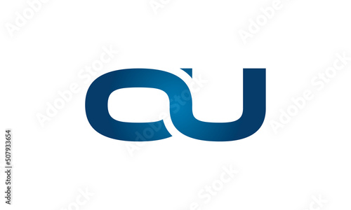 OU linked letters logo icon