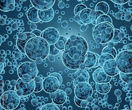Obraz na płótnie Microbubble can assist with localized drug delivery