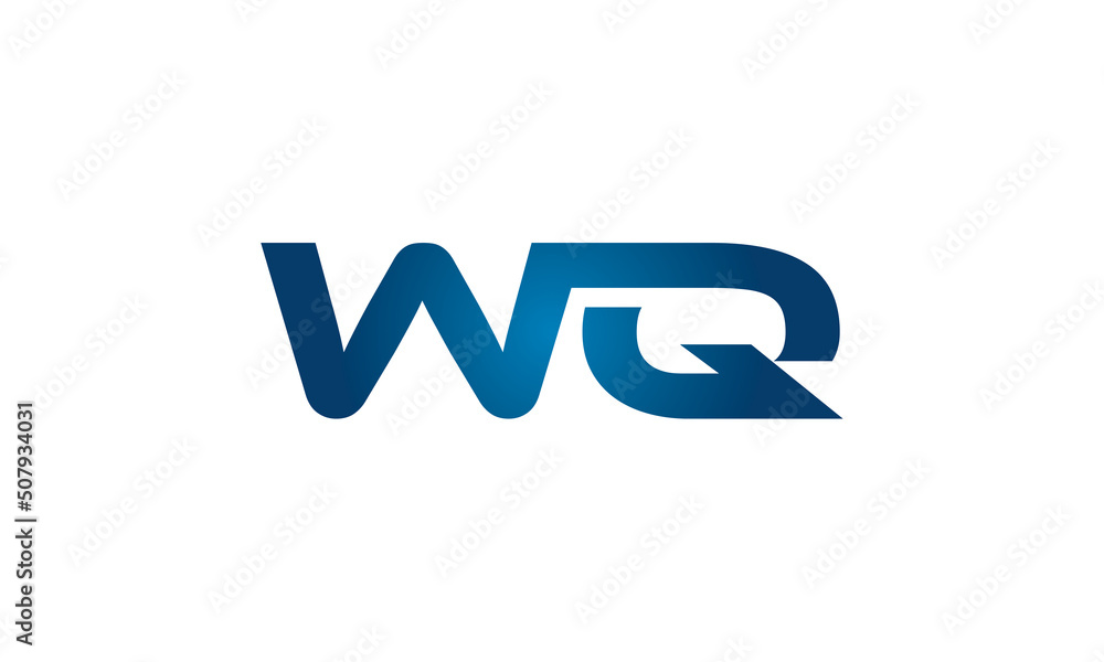 WQ linked letters logo icon WQ linked letters logo icon
