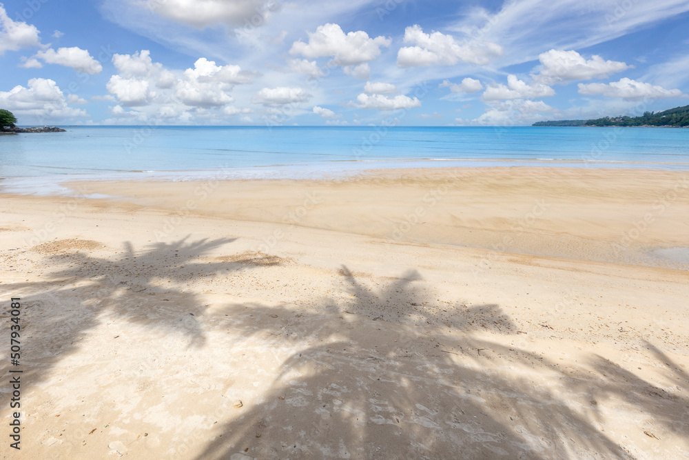 Beautiful nature of the Andaman Sea and the white sand beach at Patong Beach, Phuket Island, Thailand. Beautiful nature of the Andaman Sea and the white sand beach at Patong Beach, Phuket Island, Thailand.