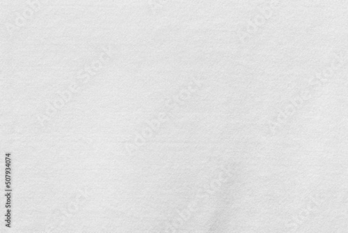 White color fabric cloth polyester texture and textile background. photo