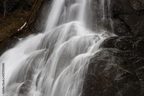beautiful waterfall in the forest