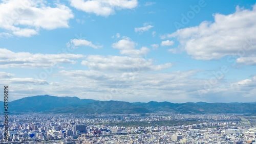 京都風景　タイムラプス