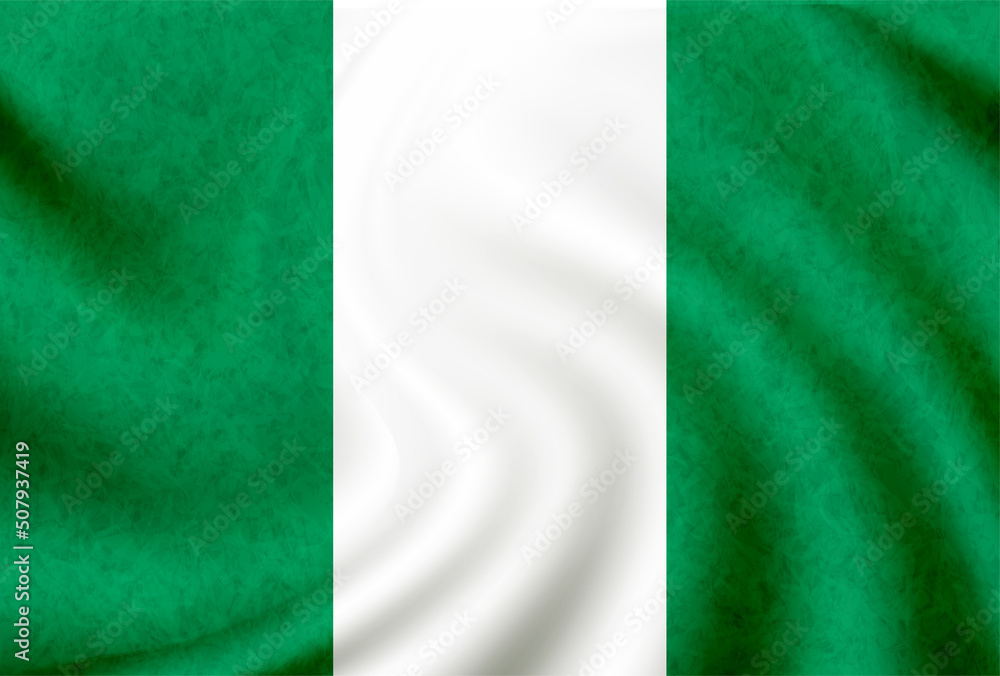 ナイジェリア　 国　旗　アイコン