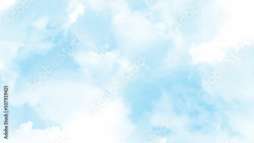 Sky clouds landscape light background. Hand drawn sky computer draw background scene design web design graphic design aesthetic