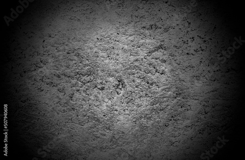 Old wall texture cement dark black gray background abstract grey color design are light with white gradient background.