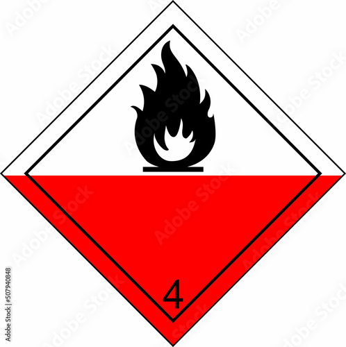 adr4.1, ADR4.1, gasolina, inflamable, , pictograma, gas inflamable, vector, imagen, indicar, anuncio, aviso, señalética, icono, símbolo, ilustración, seguridad, liquido, epp, sólido, signo, 4, cuatro