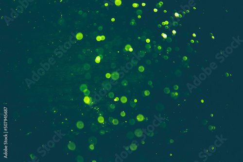 Vintage green bokeh for Christmas festival day