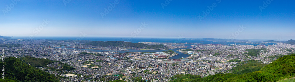 皿倉山からの眺望　北九州市八幡東区