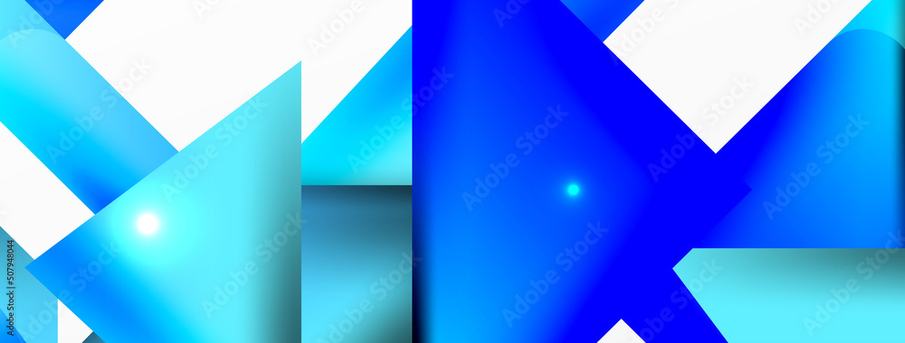 Dynamic 3d geometric abstract background. Triangles and other simple forms composition. Vector Illustration For Wallpaper, Banner, Background, Card, Book Illustration, landing page Dynamic 3d geometric abstract background. Triangles and other simple forms composition. Vector Illustration For Wallpaper, Banner, Background, Card, Book Illustration, landing page