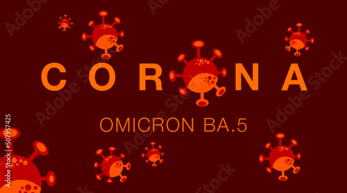 Omicron BS.5 variant symbol