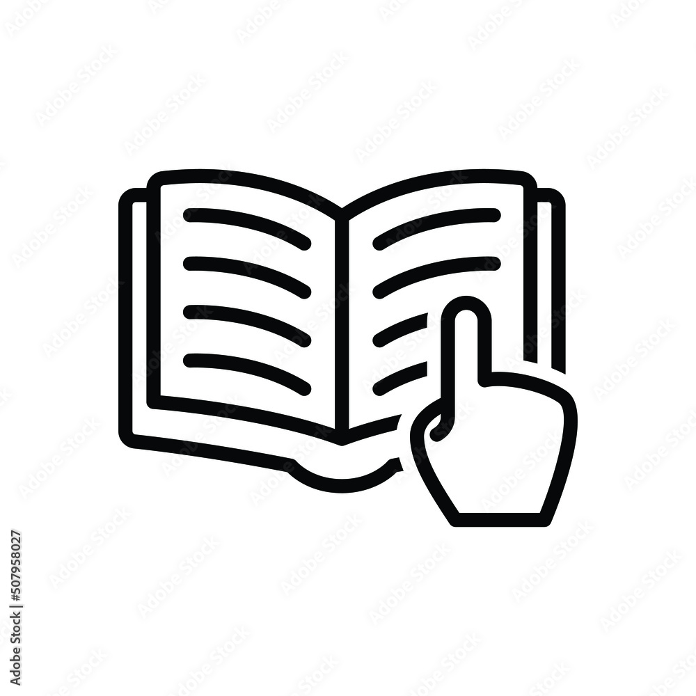 Reading book icon vector graphic illustration Reading book icon vector graphic illustration