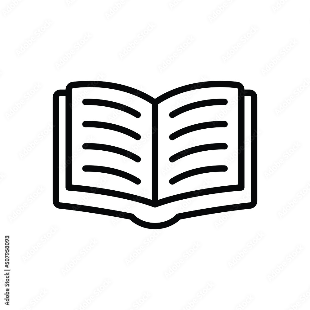 Book icon vector graphic illustration Book icon vector graphic illustration