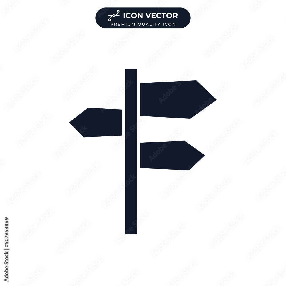 signpost. direction sign icon symbol template for graphic and web design collection logo vector illustration signpost. direction sign icon symbol template for graphic and web design collection logo vector illustration