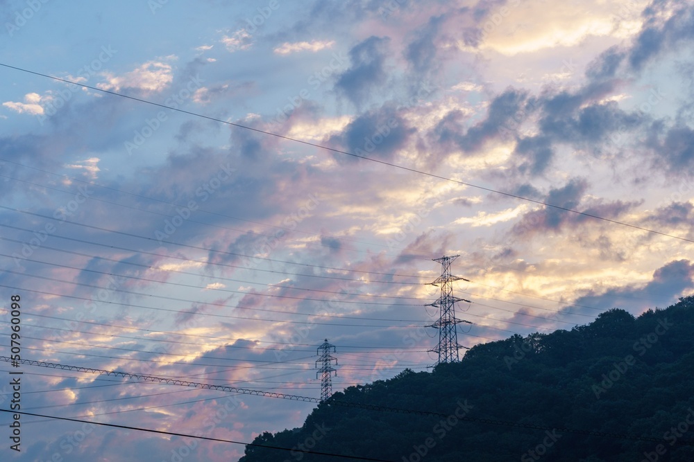 Fototapeta premium 夜明けの空