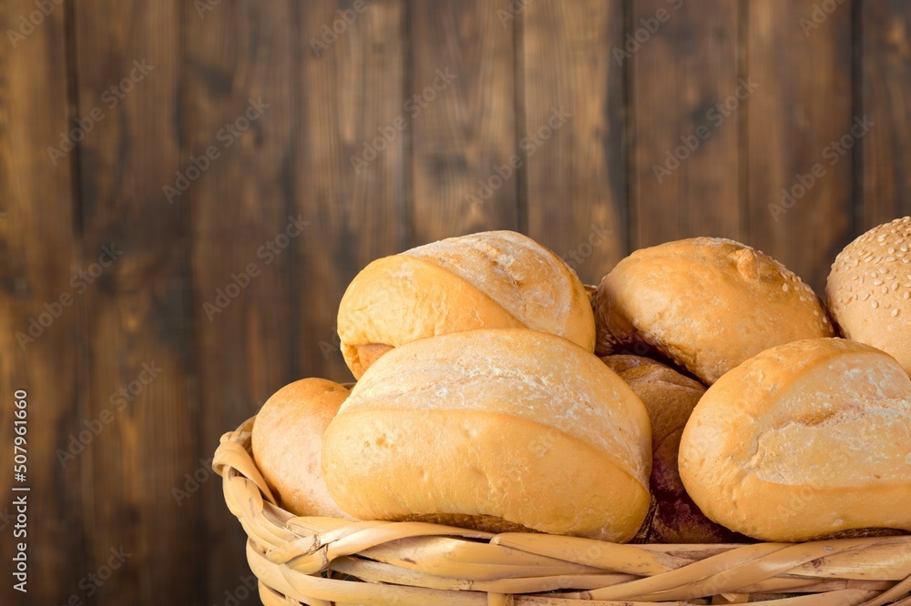 Bolillos. Traditional bakery. White bread commonly used to