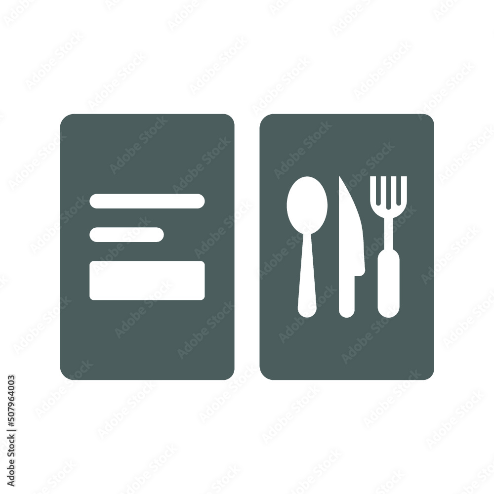 Food, knife, menu icon. Gray vector graphics. Food, knife, menu icon. Gray vector graphics.