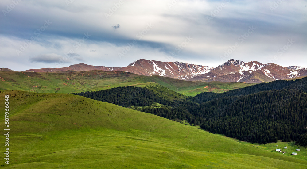 landscape in the mountains