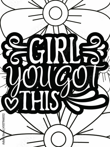 Hand-drawn coloring page for kids and adults. Coffee cup and flowers. A beautiful drawing for girls with patterns and small details. Pictures to color. Vector