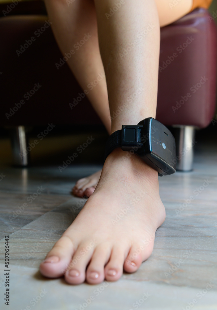 Ankle bracelet crime hi-res stock photography and images - Alamy