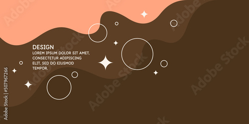 Modern backgrounds with abstract elements and dynamic shapes. Compositions of geometric shapes. Vector illustration.