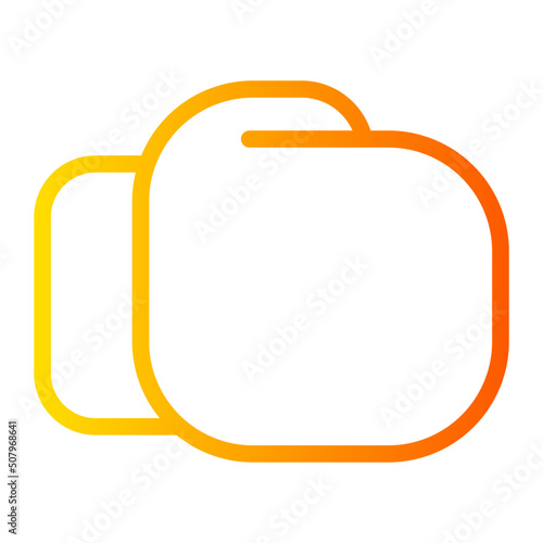 boxing gradient icon