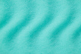 Blue sponge texture closeup view.