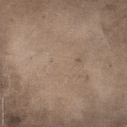 Natural brown leather texture. Dark old scrapbook paper