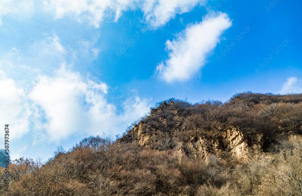 mountain landscape with sky