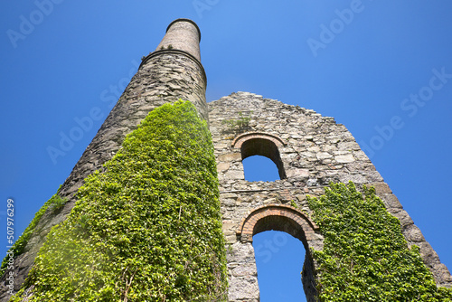 South Condurrow Mine, Grenville United Mines, Troon, Camborne, Cornwall, England, UK