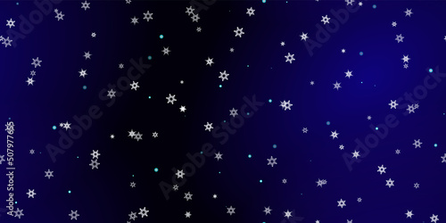 Wallpaper Mural Falling Snowflakes seamless pattern flying snow Torontodigital.ca