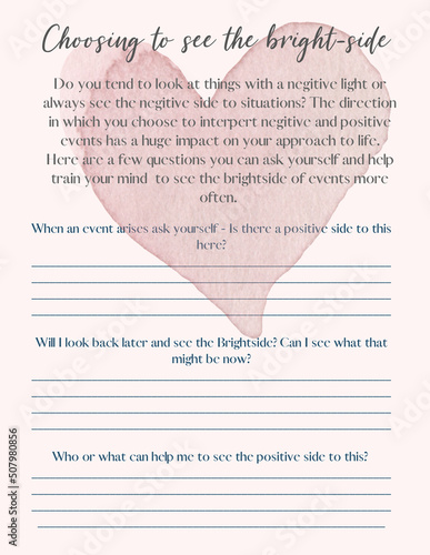 Journal Inserts, Planner Inserts, Self Love Gratitude. Daily Planner  