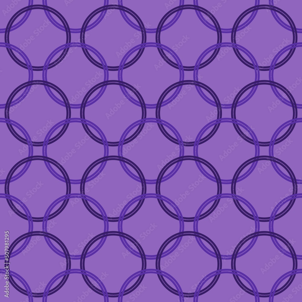Naklejka premium Geometric seamless circle dots pattern for textiles and packaging and gifts and linens and kids and wrapping paper