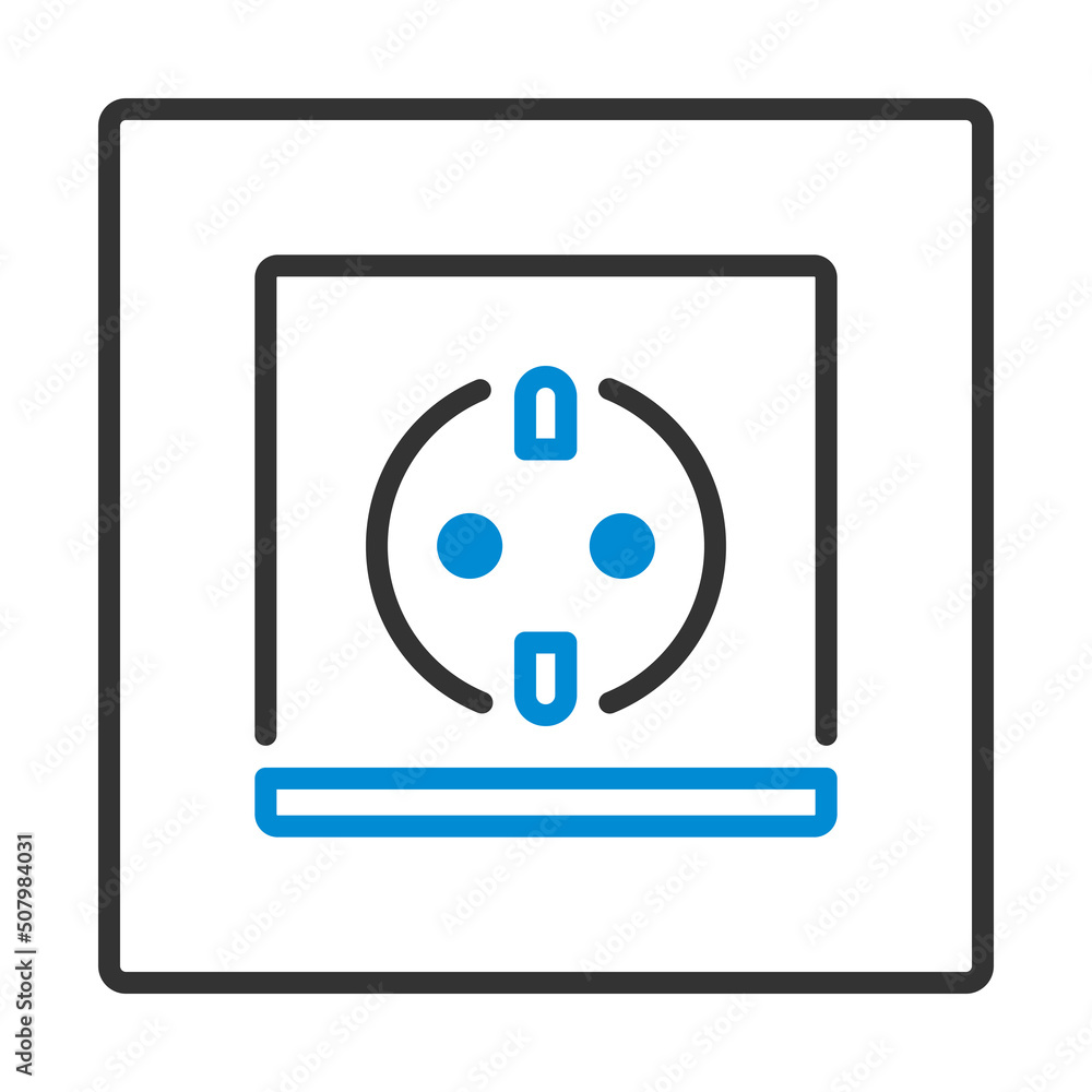 Europe Electrical Socket Icon Europe Electrical Socket Icon