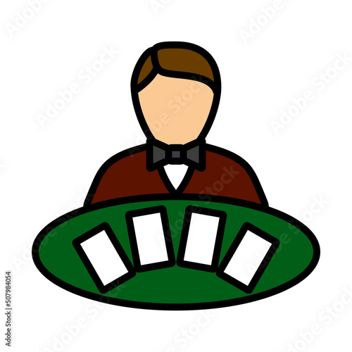 Casino Dealer Icon
