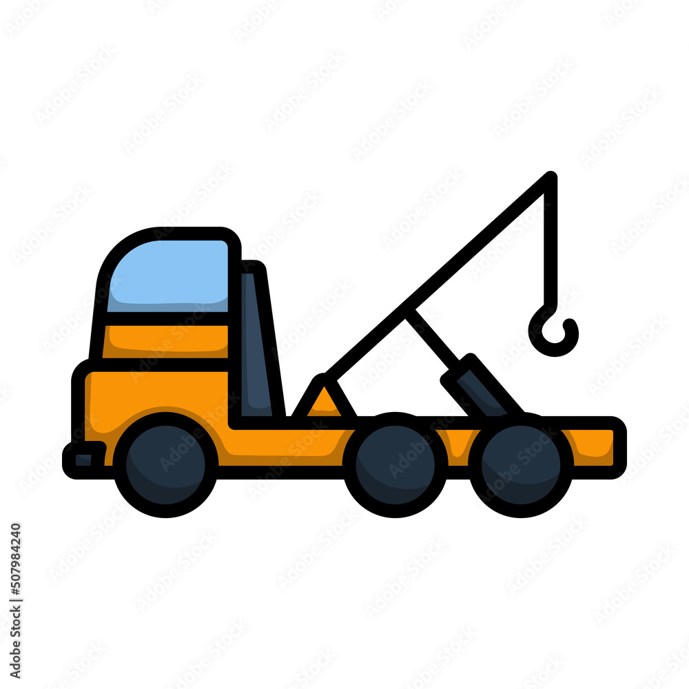 Car Towing Truck Icon