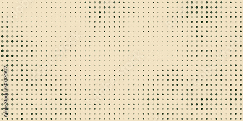 Abstract Grey Spotted Pattern, Geometric Texture - Generative Art, Vector Background