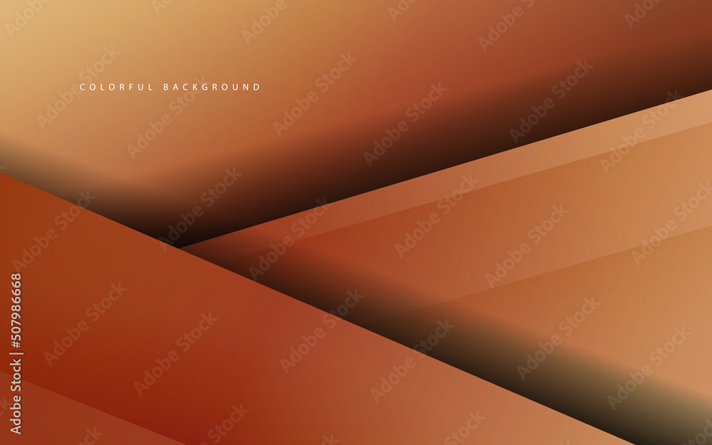 Obraz premium Abstract overlap layer brown color background