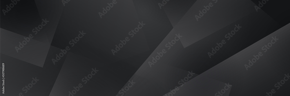 Black abstract banner background Black abstract banner background