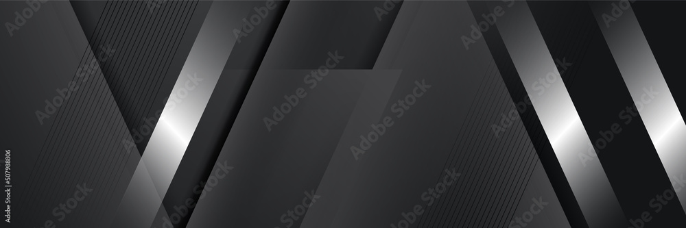 Black abstract banner background Black abstract banner background