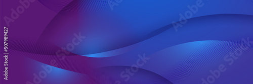 Blue and purple abstract banner background